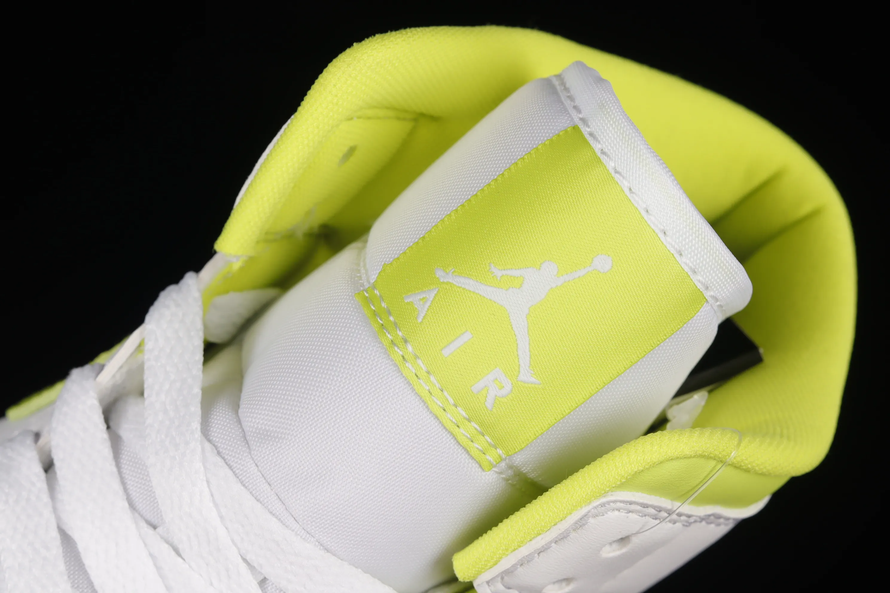 All categories Air Jordan Jordan series basketball shoes Air Jordan 1 Mid G version pure original Air Jordan AJ1 Mid "White Lime" AJ1 Joe 1 Green Lime China basketball shoes BQ6472-131